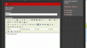How to comment or reply to forum post