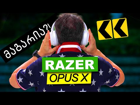გეიმერების ლამაზი ყურები 🔴 RAZER OPUS X