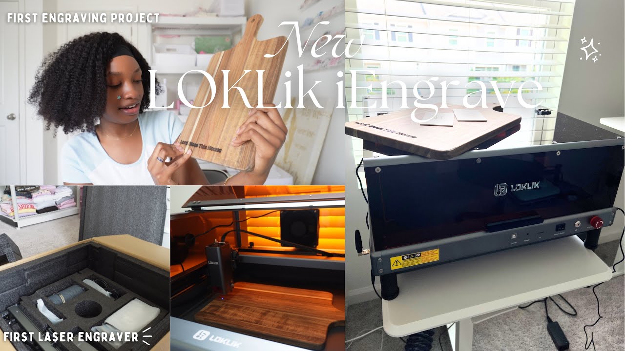 New LOKLik iEngrave: First Laser Engraver✨📦, So many Possibilities 🪩💗