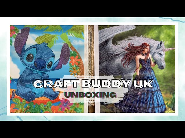 Unboxing: Craft Buddy x2 - Stitch and Enchanted Pool Pre-Hanging Scroll Diamond  Painting Kits! 