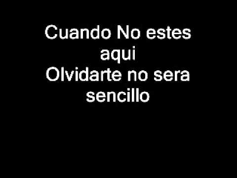 Olvidarte no sera sencillo-Banda Carnaval (Letra)