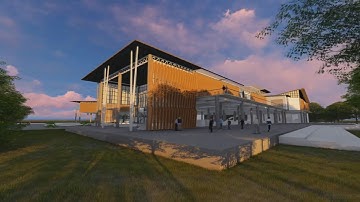 Thesis 2017- Exhibition Center Architectural Design Animation