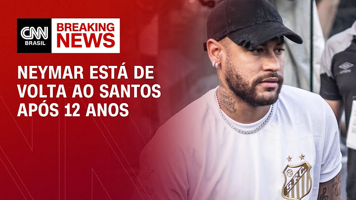 Neymar está de volta ao Santos após 12 anos | BASTIDORES CNN