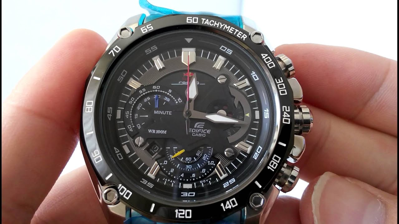 casio edifice ef 550rbsp red bull limited edition watch