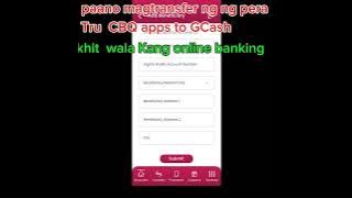 Paanu magtransfer ng pera tru CBQ apps to GCash khit dka nka online banking.