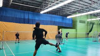 Grounded Shuttlers Badminton Queueing - Robee &amp; Rain vs Nikko &amp; Gian - Mar 15, 2026