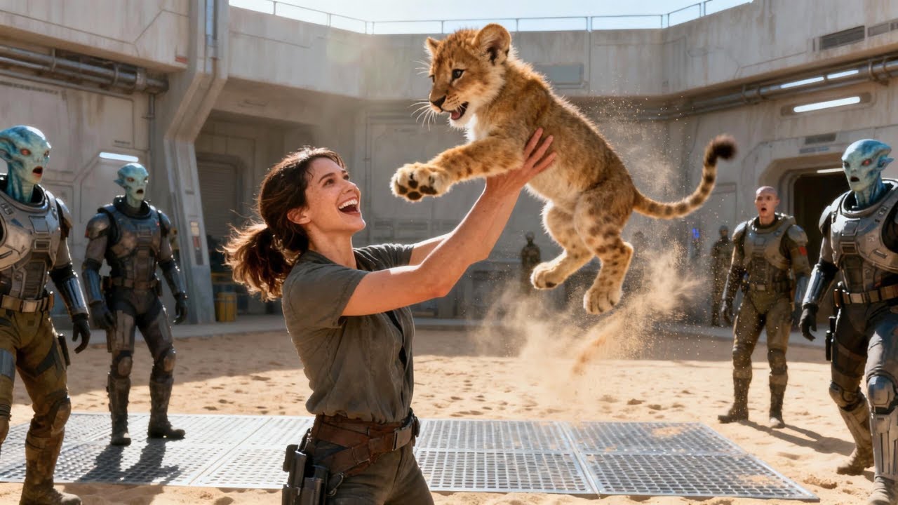 The Predator Cub Jumped at the Human’s Legs — She Caught It Mid-Air and Spun Around Laughing | HFY