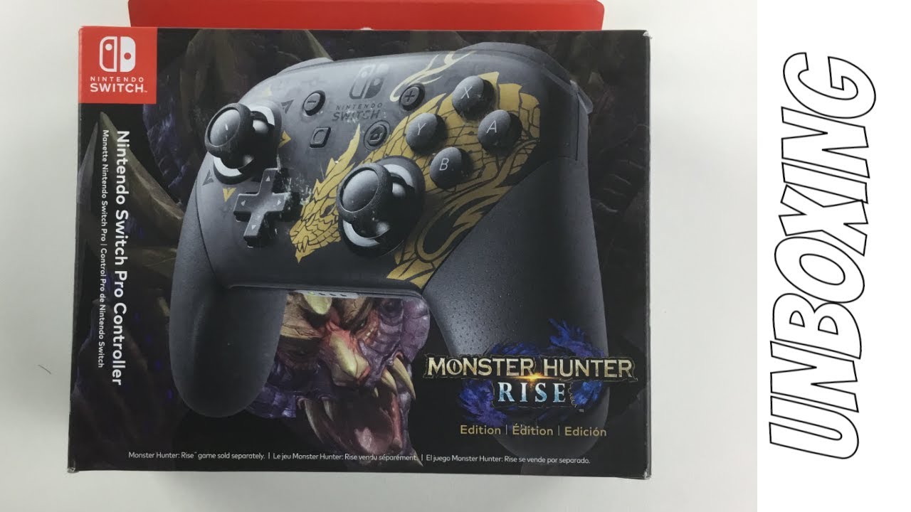Mh Rise Controller MONSTER HUNTER RISE PRO CONTROLLER UNBOXING - YouTube