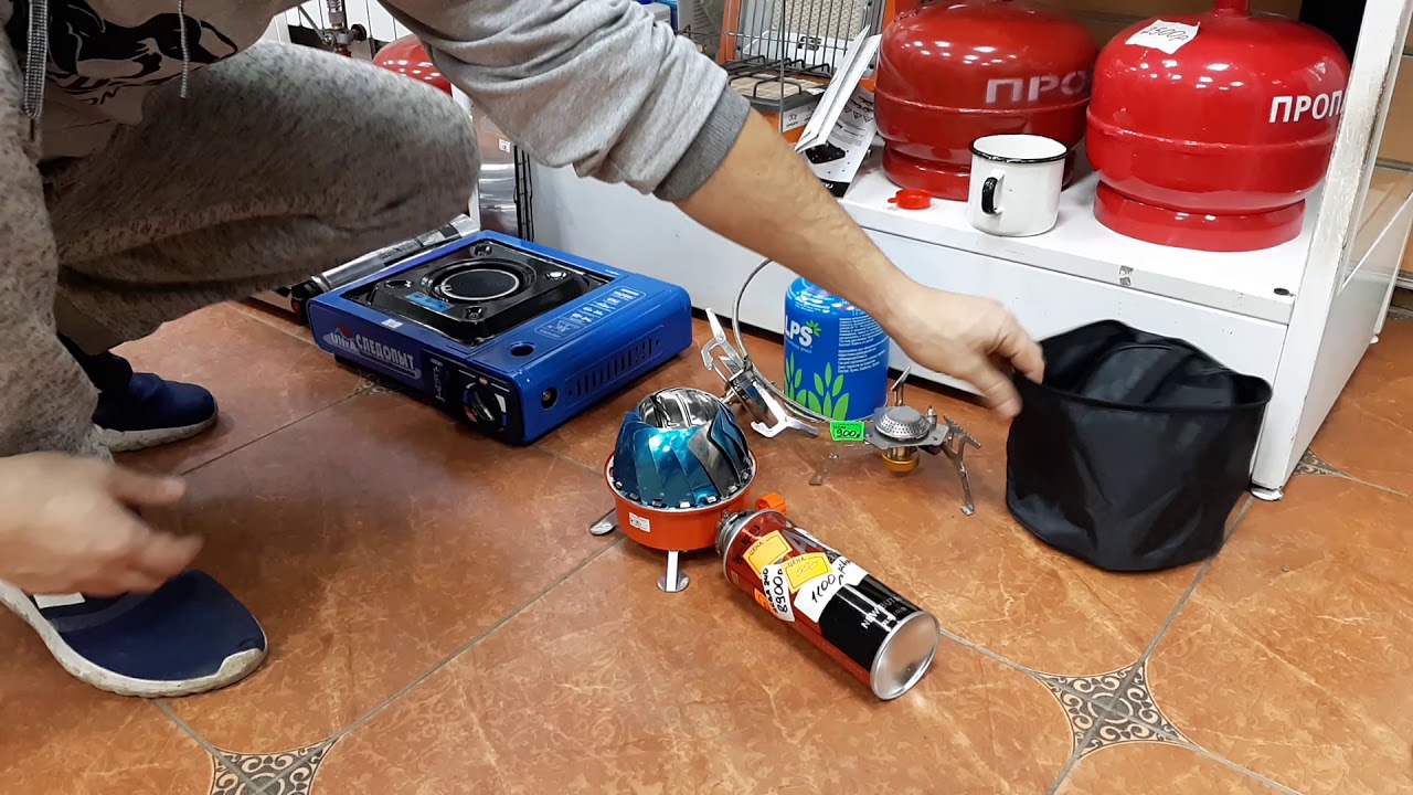 Обзор портативных газовых плит и примусов.На чем приготовить себе ужин на рыбалке.