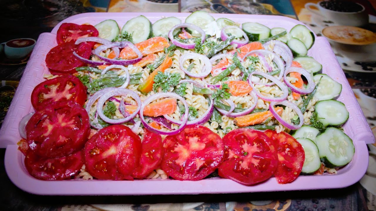 Guteka/Niwategura salade yamakaroni uku abo uyifunguriye bazogenda barikugura.