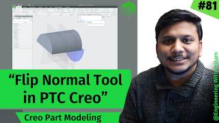Flip Normal Tool in Creo Parametric | Fix Thicken Failures & Surface Issues | #81