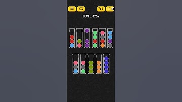 Ball Sort Puzzle Level 3734 = Cup Sort Puzzle Level 3734 = Water Sort Puzzle Level 3734 All the same