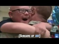 This little boy with Down's Syndrome sees his father again