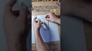 draw Butterfly with Thread 🦋 🧵
