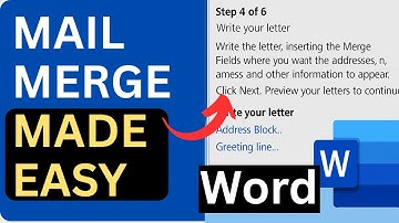 How to Use Mail Merge in MS Word | Step-by-Step Tutorial for Beginners