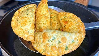 Flour+Water and Greenery!!! A REAL MAGIC WAND FOR ANY HOUSEWIFE! INGENIOUS AND SIMPLE CHEBUREKS🤩 by Изюминка Востока 9,289 views 3 months ago 4 minutes, 47 seconds