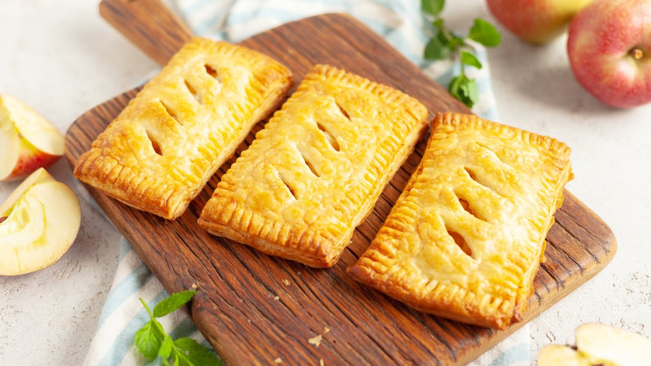Jabolčni žepki iz listnatega testa