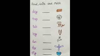 CVC Words Worksheets ||