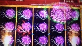 Konami- FAN-TASTIC Gold slot machine BIG BONUS WIN
