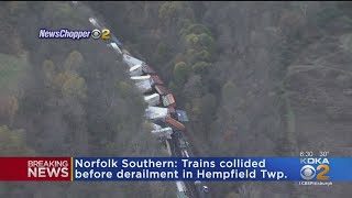 Train Collision Causes Derailment In Hempfield Township