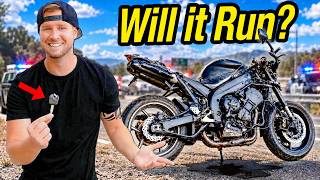 I BOUGHT A STOLEN & ABANDONED 2004 YAMAHA R1 FOR $1,000 – Can I Save it