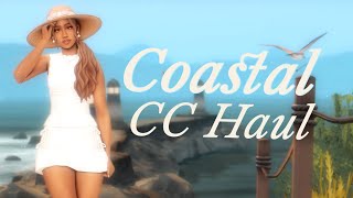100  Coastal Aesthetic CC Finds! 🌊✨| The Sims 4 Maxis Match CC Haul   Links