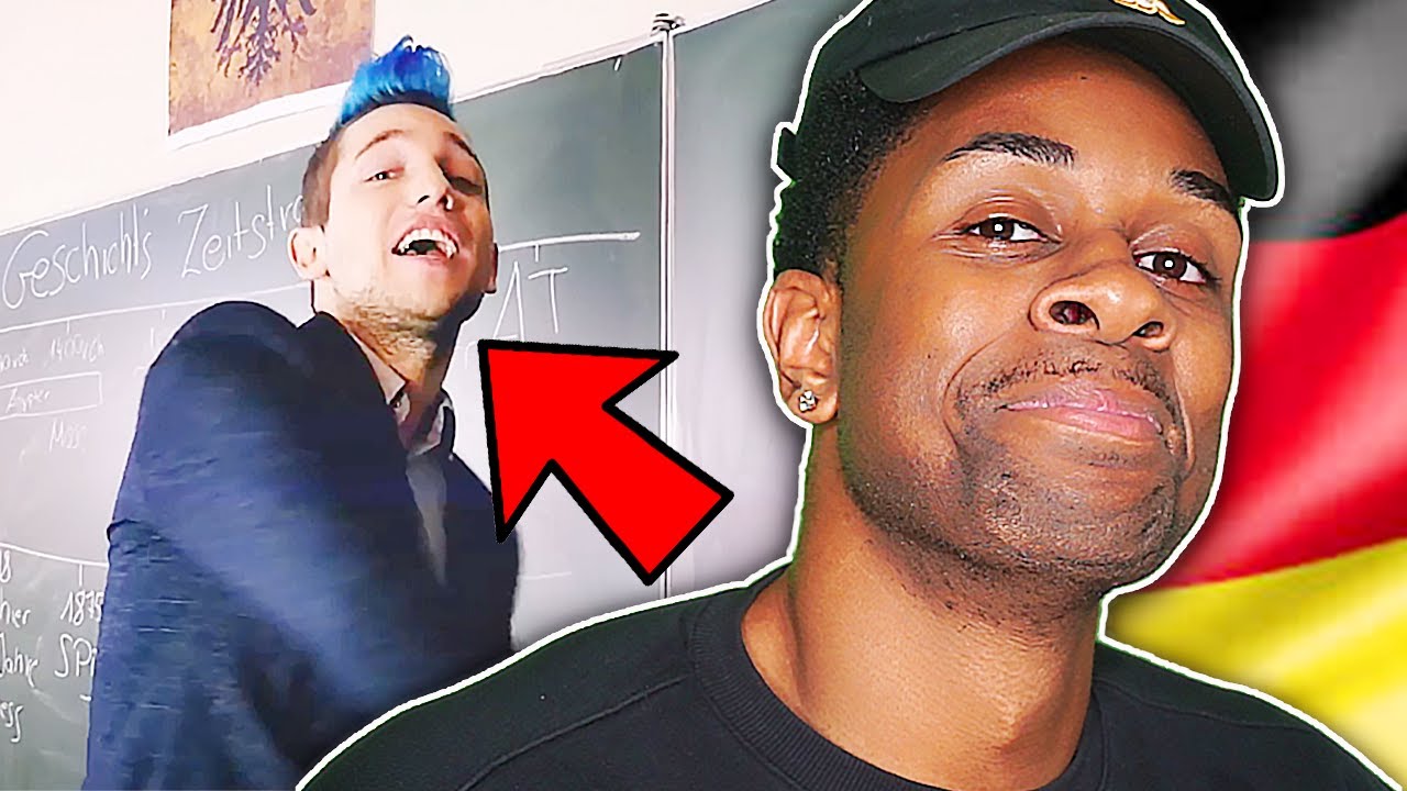 AMERICAN REACTS TO GERMAN YOUTUBER REZO -Wenn SCHULFÄCHER Rapper wären | mit Julia Beautx