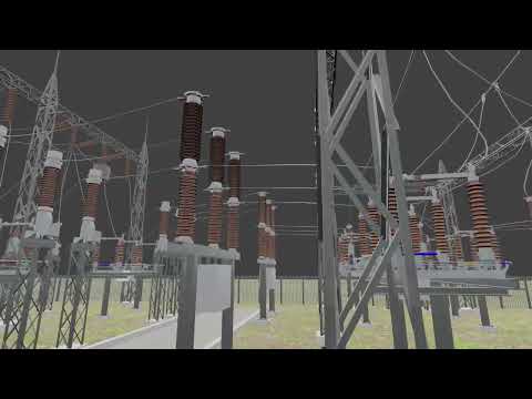 Electrical Substation, 3D Virtual reality, Operation processes