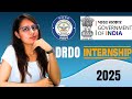 DRDO Internship 2025 | Summer Internship for UG/PG students | Stipend + Certificate | No Exam