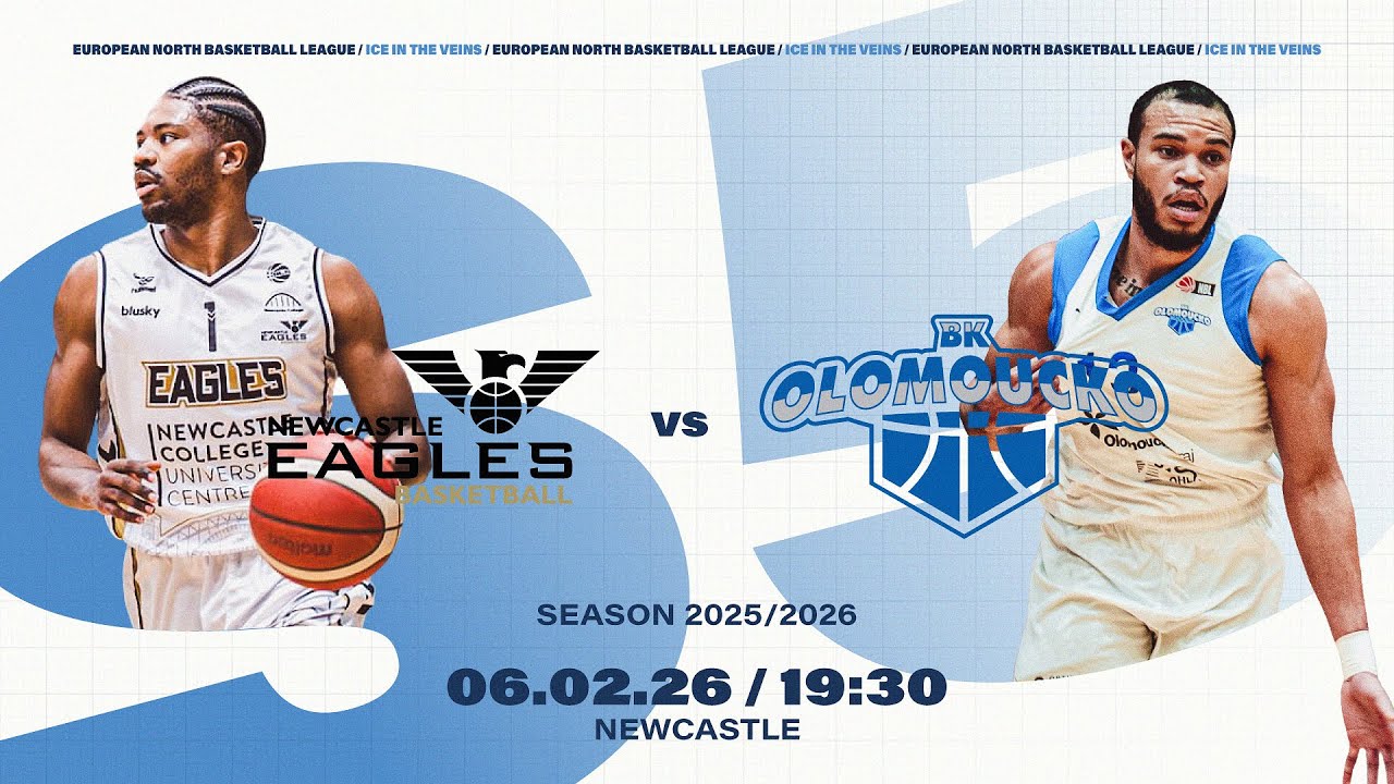 Newcastle Eagles vs BK Olomoucko |  Feb 6, 2026, 7:30 PM | ENBLeague 2025/26