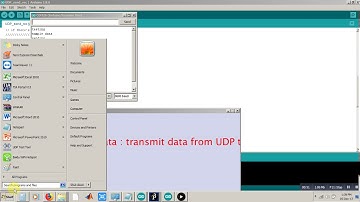 UDP Test  arduino+processing