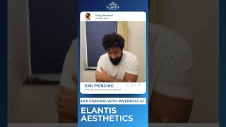 Ear piercing with Inverness at Elantis Aesthetics By Dr. Chandni Jain Gupta  #vickykaushal Net Worth