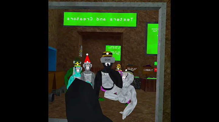 Getting Mogged by a Big Scary MOD. #bigscary #vrhorror #moderator