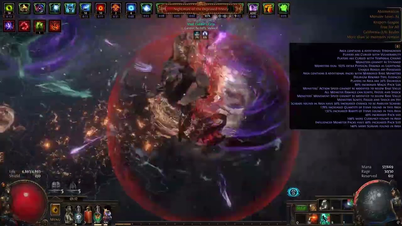 POE 3.27 | Flicker Strike Slayer T17 + Simulacrum