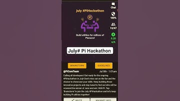 Pi network new update  july Hackathon #pinetwork #pihackathon