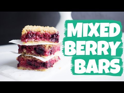 Mixed Berry Bars | Cravings Journal
