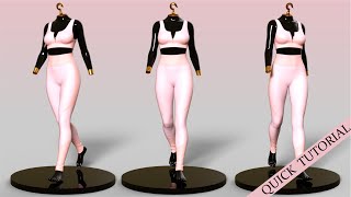 How to Rotate Character 360° in Daz3d | Daz3D Quick Tutorial | Genesis 8 Female