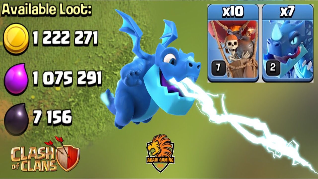 COMBO ĐI C.Ư.Ớ.P TÀI NGUYÊN CỰC  GIÀU TH11 Clash of clans | Akari Gaming