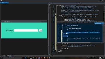 C# WPF Audio Player