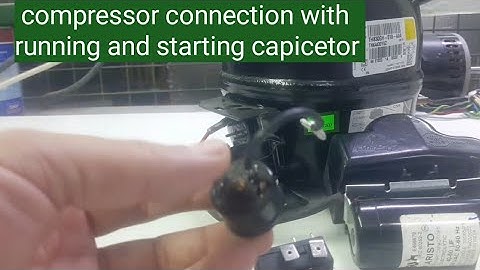 fridge compressor connection | compressor relay connection #refrigeratororganization