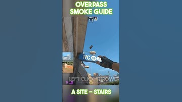 CS2 MUST KNOW SMOKE FOR OVERPASS PT. 2! 😯
