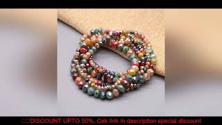 2mm 3mm 4mm 6mm 8mm New colors Rondelle Crystal Glass Beads Flat Faceted Loose Spacer Glass Beads fo