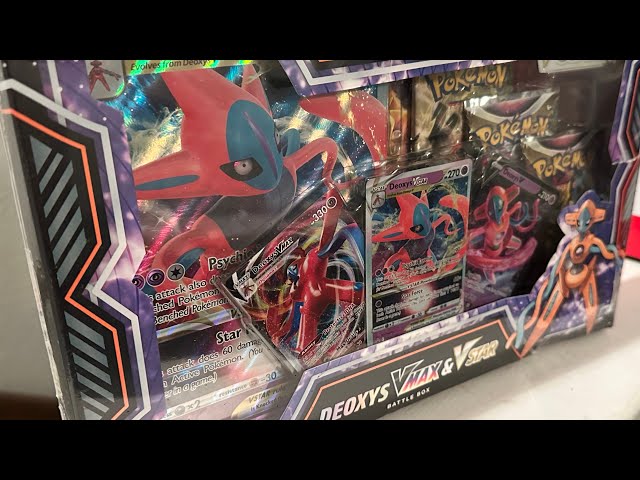 Unboxing POKEMON Deoxys V Battle Deck (4K60fps) 