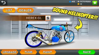 Game motor drag | herex knalpot helikopter