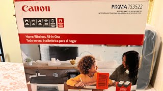 Cannon Wireless Pixma TS3522 Printer/Scanner Setup Tutorial