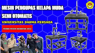 Mesin Pengupas Kelapa Muda Semi Otomatis Capstone Design Project