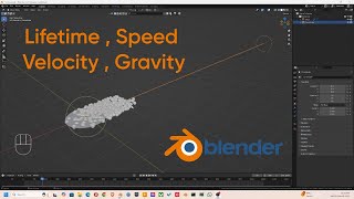 How to Control Lifetime, Speed, Velocity & Gravity of Particles in Any Force Field | Blender 🚀🔥