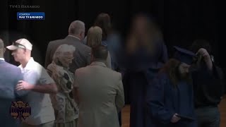 Parent accused of rushing Baraboo High School graduation stage formally charged