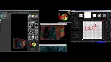 Cathodemer - VJ Pipelines - spout MadMapper ShaderToy Sender