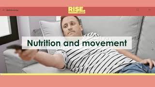 Celebrity Rise Workplace Wellbeing e-learning demonstration Wealth